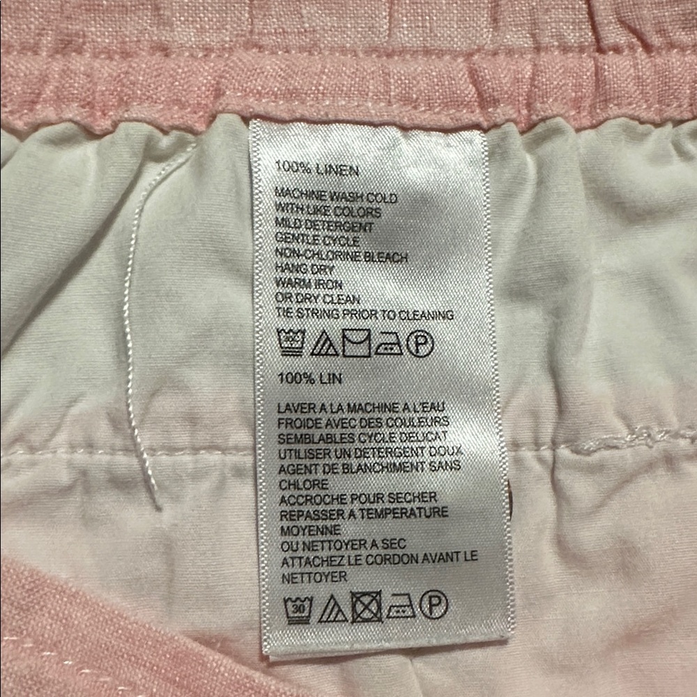 Tommy Bahama Light Pink Women's linen Shorts - Picture 5 of 6